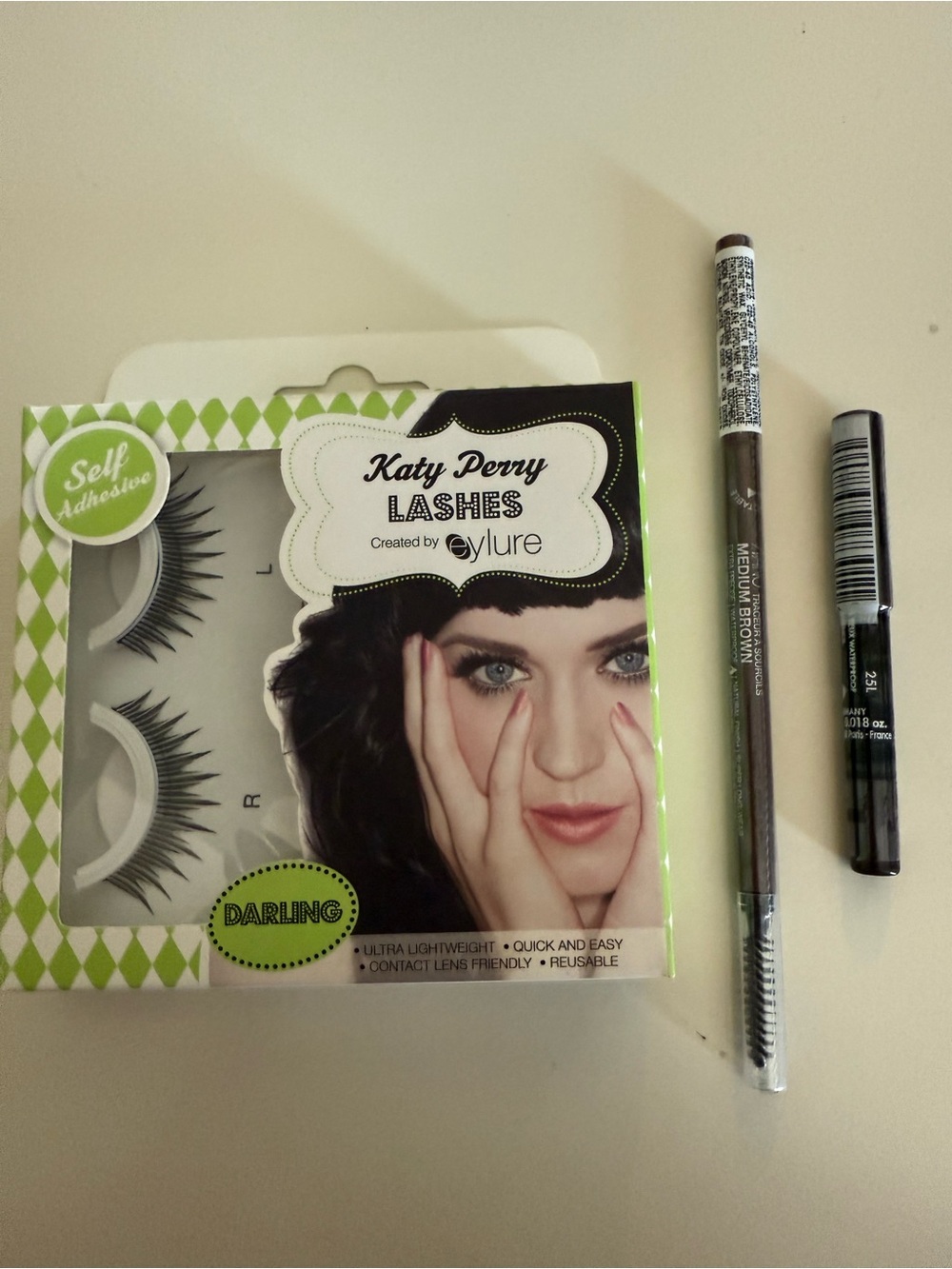 Katy Perry, Makeup Forever eye bundle includes Darling False Eyelashes (Black)